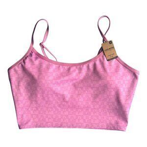 Victorias Secret PINK Ultimate Sport Strappy Lined Sports Bra Removable Pads M